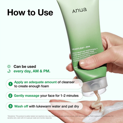 Heartleaf Quercetinol Pore Deep Cleansing Foam