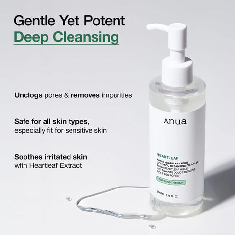 Heartleaf Pore Cleansing Oil Mild
