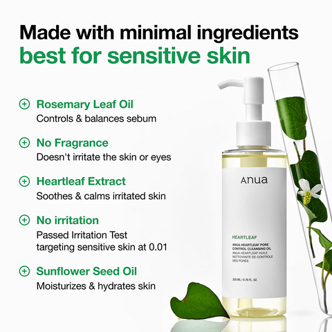 Heartleaf Pore Control Cleansing Oil